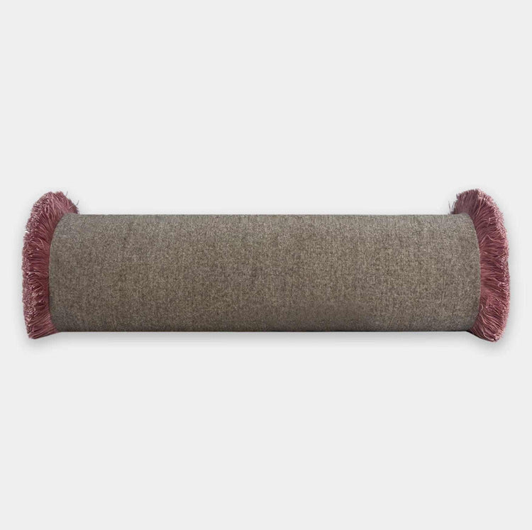 norsuSTUDIO Cushions norsu STUDIO - Forma Collection - Geo Bolster Cushion, Olive