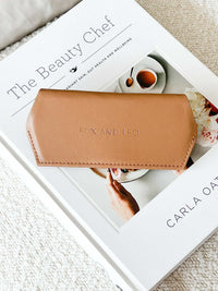 Fox and Leo Sunglasses Fox and Leo Glasses Case, Tan