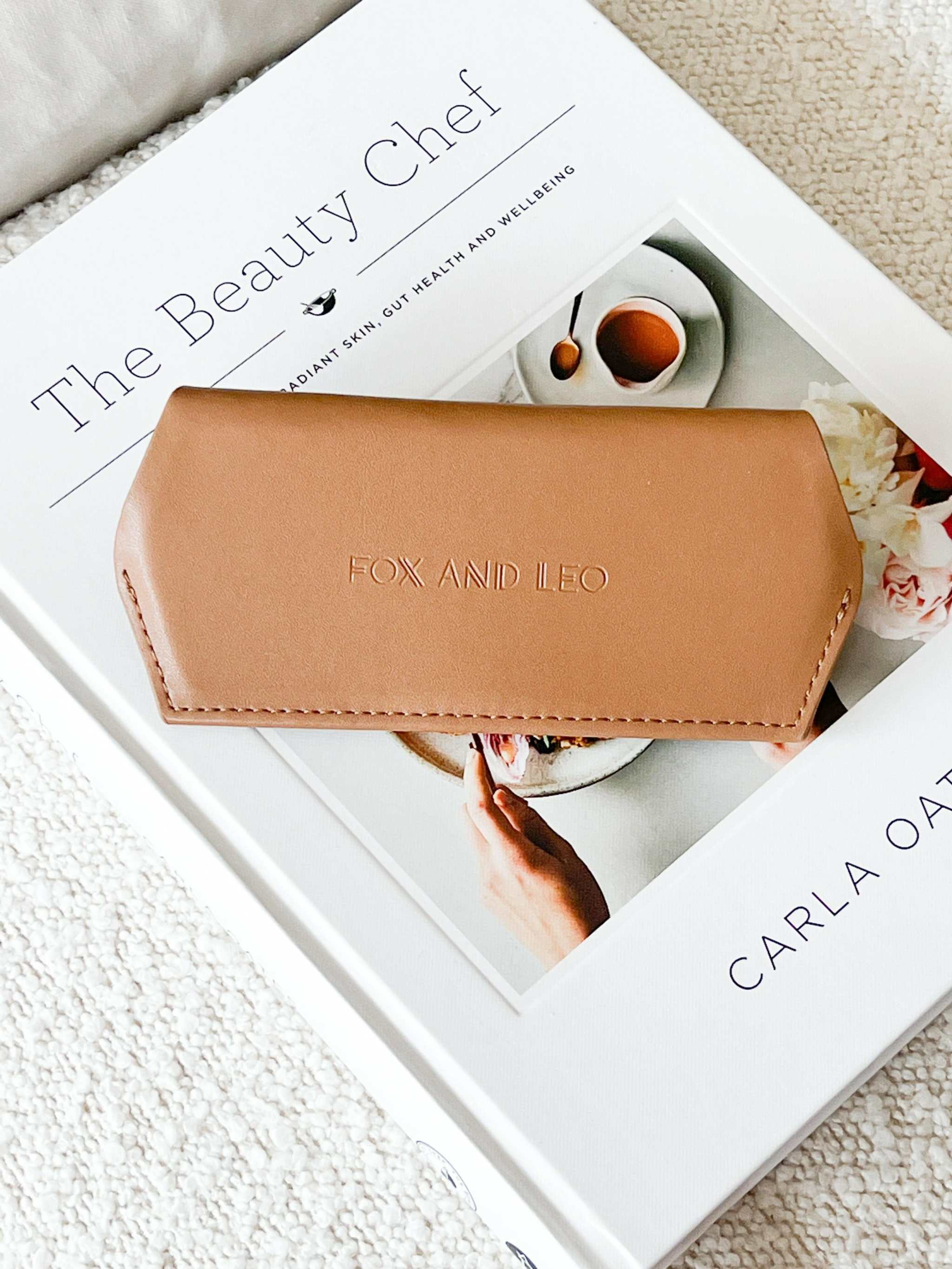 Fox and Leo Sunglasses Fox and Leo Glasses Case, Tan