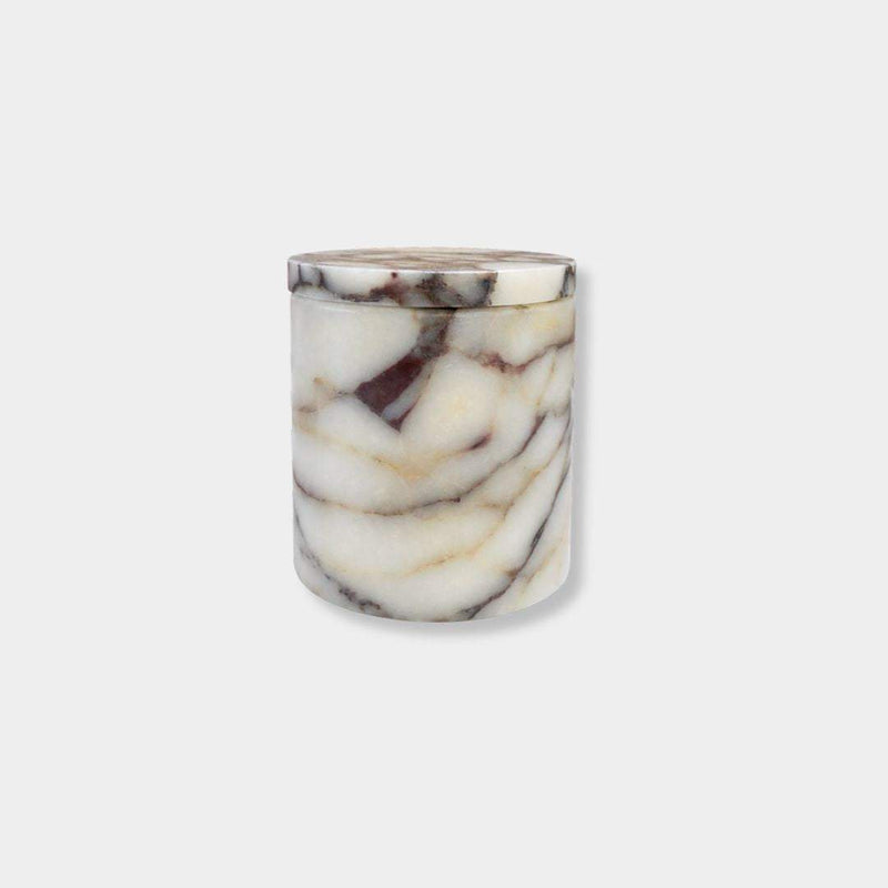 norsu STUDIO Viola Marble Jar with purple veining from Duality Collection for versatile home storage