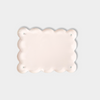 norsu Studio scalloped magnetic photo frame with blush background and acrylic finish