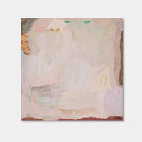 Abstract limited edition print "Endless Summer" by Vanni on fine art canvas with soft pastel tones and organic shapes.