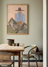 Marcia Priestley Limited Edition Fine Art Canvas Print - Chaps Olivine