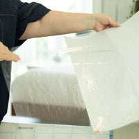 Organising Life Beautifully Magnet Multi Planner on smooth fridge surface with white chalk marker and application tool