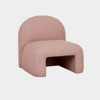 Globe West Bedside Tables GlobeWest Alva Occasional Chair - Soft Mauve