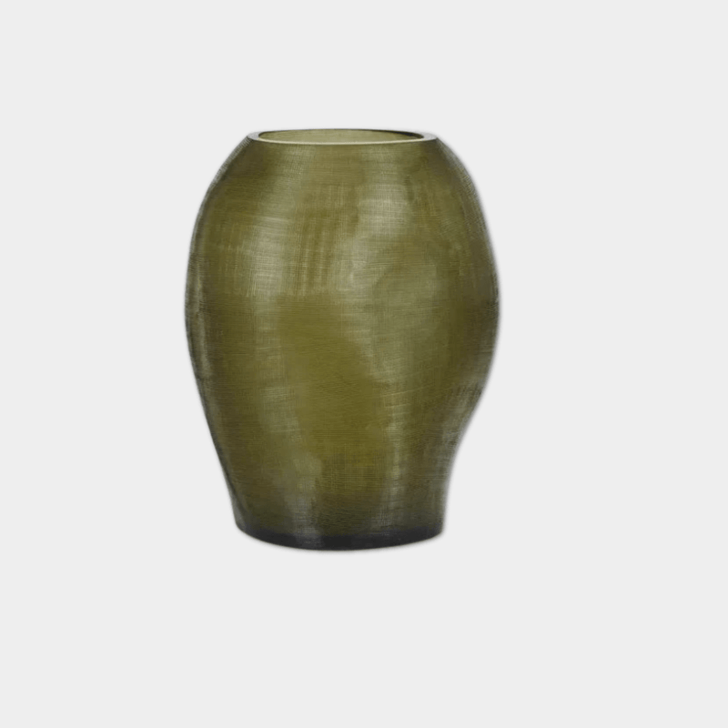 Globe West Vases GlobeWest Boden Form Vase - Medium, Olive Green