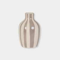 GlobeWest Hanson Hako Large Vase, Tawny Stripe | Norsu Interiors