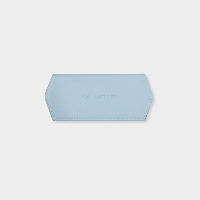 Fox and Leo Sunglasses Fox and Leo Glasses Case, Sky