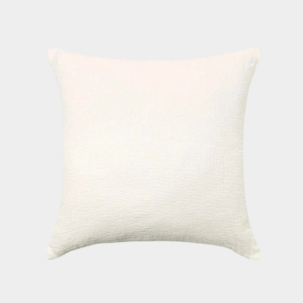L&M Home Ava pure linen cushion in chalk | Norsu Interiors