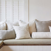 Eadie Lifestyle Drift Cushion - White/Natural