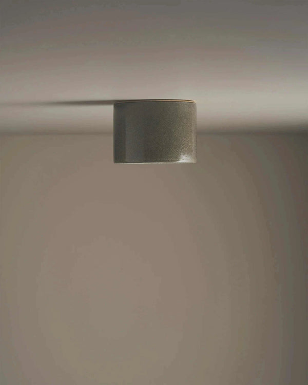 Robert Gordon Short Cylinder ceiling light, rivergum | Norsu Interiors