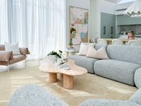 GlobeWest Juno Cloud Round Corner Sofa