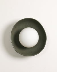 Robert Gordon Shell Wall Sconce ceramic wall light, hand glazed in Rivergum | norsu Interiors