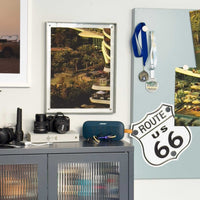 Hidden Resort Print by Harvey Wheeler, colorful modern artwork for kids' rooms and home decor, available in various sizes and framed or unframed options