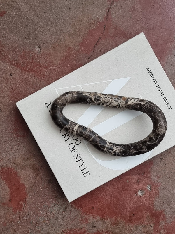 CoTheory Meridian Rope Sculpture - Brown Emperador