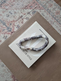 CoTheory Meridian Rope Sculpture - Viola Calacatta