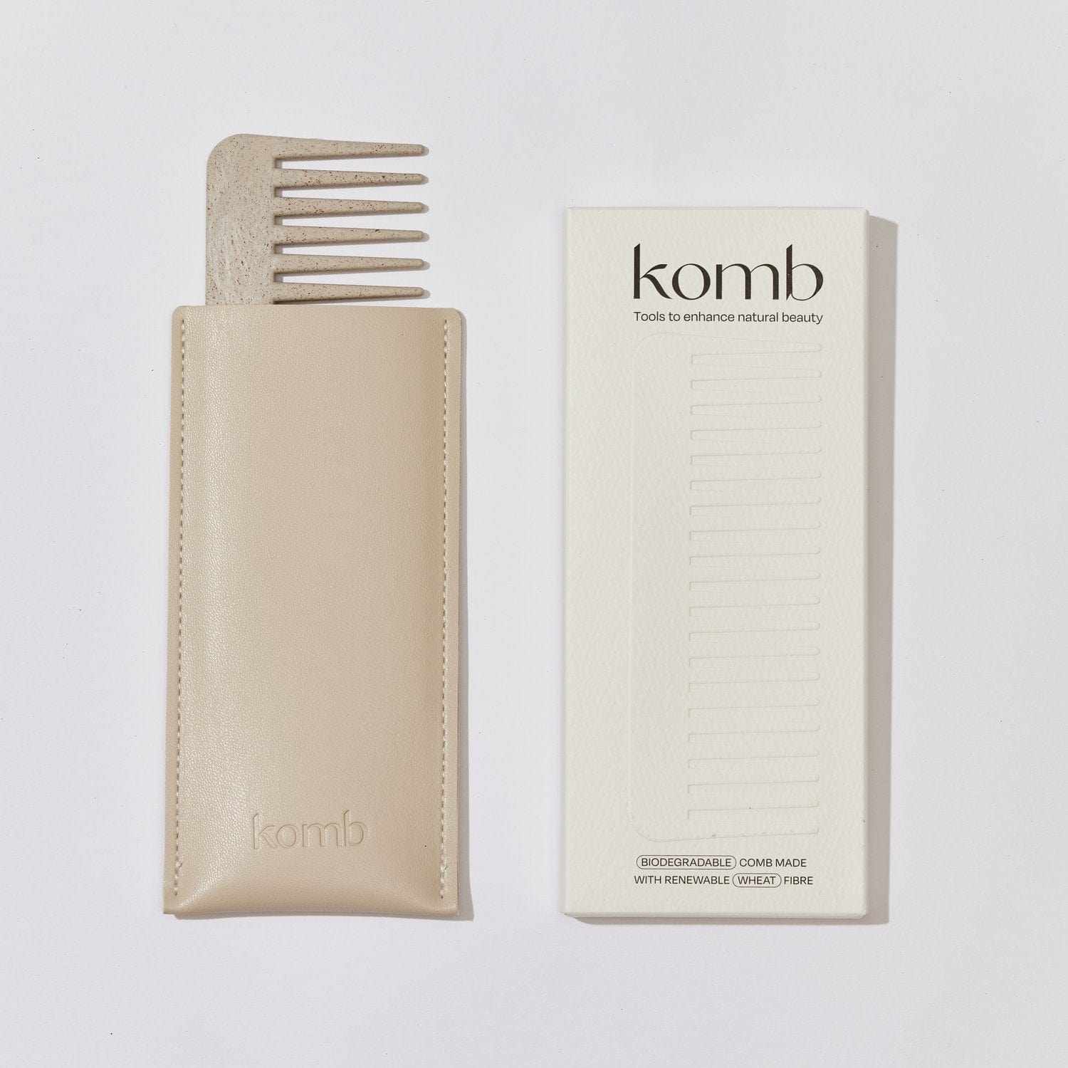 Komb Comb Komb - No 3. Wide Tooth Comb (Stone)
