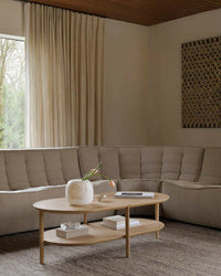 Ethnicraft Coffee Tables Ethnicraft Oak Bok Coffee Table - Oblong
