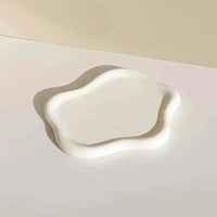 norsu interiors Accessories Wavy Cloud Trinket Tray/Candle Coaster, Speckled