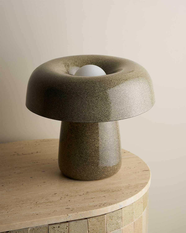 Robert Gordon Nest ceramic table lamp, rivergum | Norsu Interiors