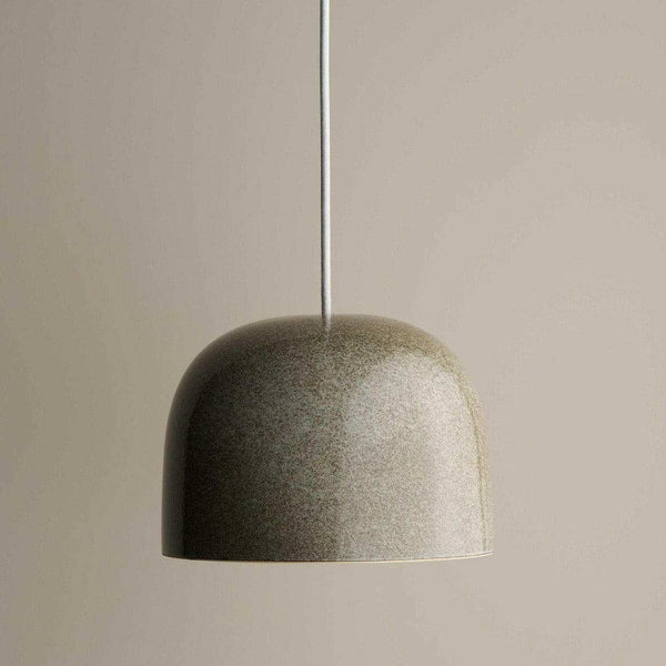 Robert Gordon Bell ceramic pendant light, rivergum | Norsu Interiors
