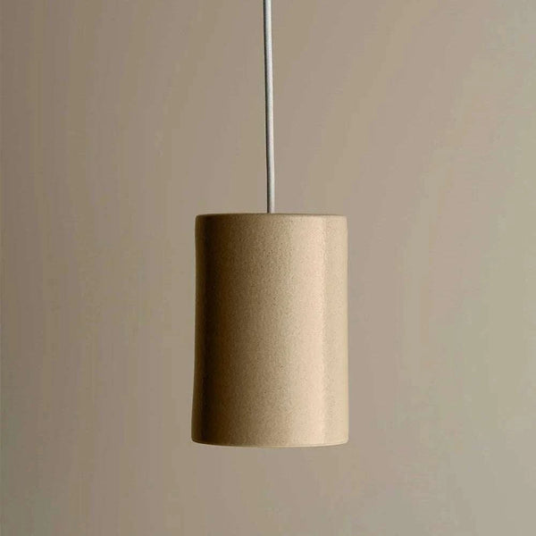 Robert Gordon Cylinder pendant light, sand | Norsu Interiors