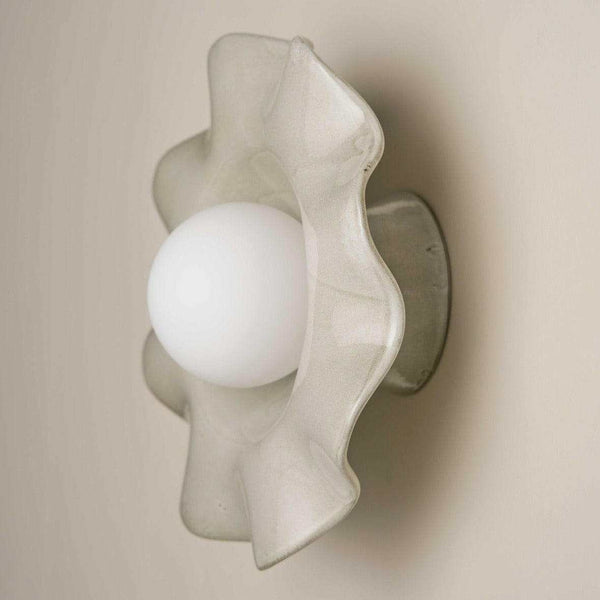 Robert Gordon Pearl wall sconce, saltbush | Norsu Interiors