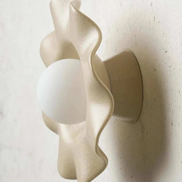 Robert Gordon Pearl wall sconce, sand | Norsu Interiors