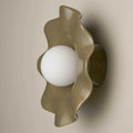 Robert Gordon Pearl Ceramic Wall Sconce Light, Olive