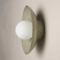 Robert Gordon Dish Ceramic Wall Sconce Light, Rivergum