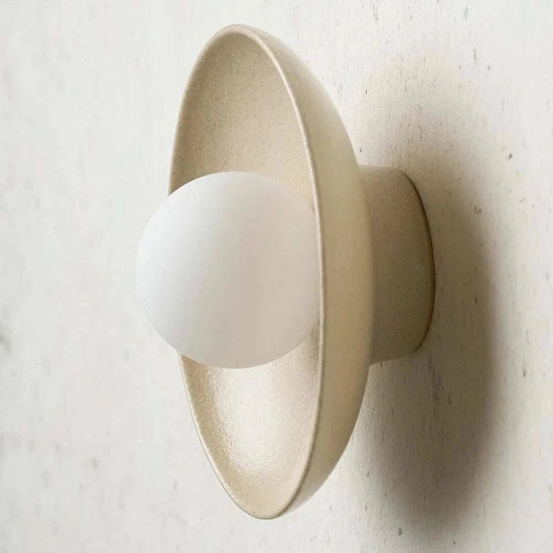 Robert Gordon Interiors Wall Sconce Robert Gordon Dish Wall Sconce, Sand