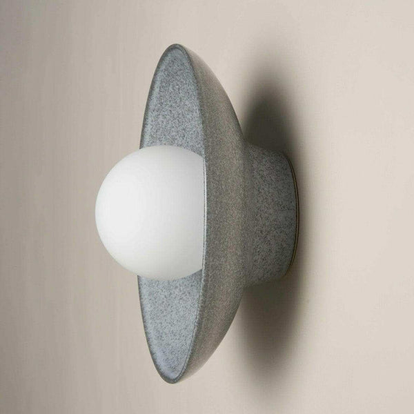 Robert Gordon Dish wall sconce, storm | Norsu Interiors