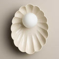 Robert Gordon Oyster Ceramic Sconce Light, Poppyseed