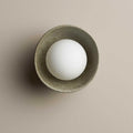 Robert Gordon Bowl Ceramic Sconce Light, Rivergum