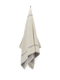Loop Home Dual Stripe Bundle - Butter/Stone (Bath Towel Bundle)