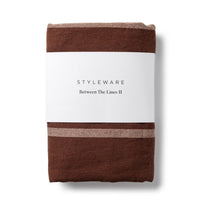 Styleware Between The Lines Tea Towels - Mocha