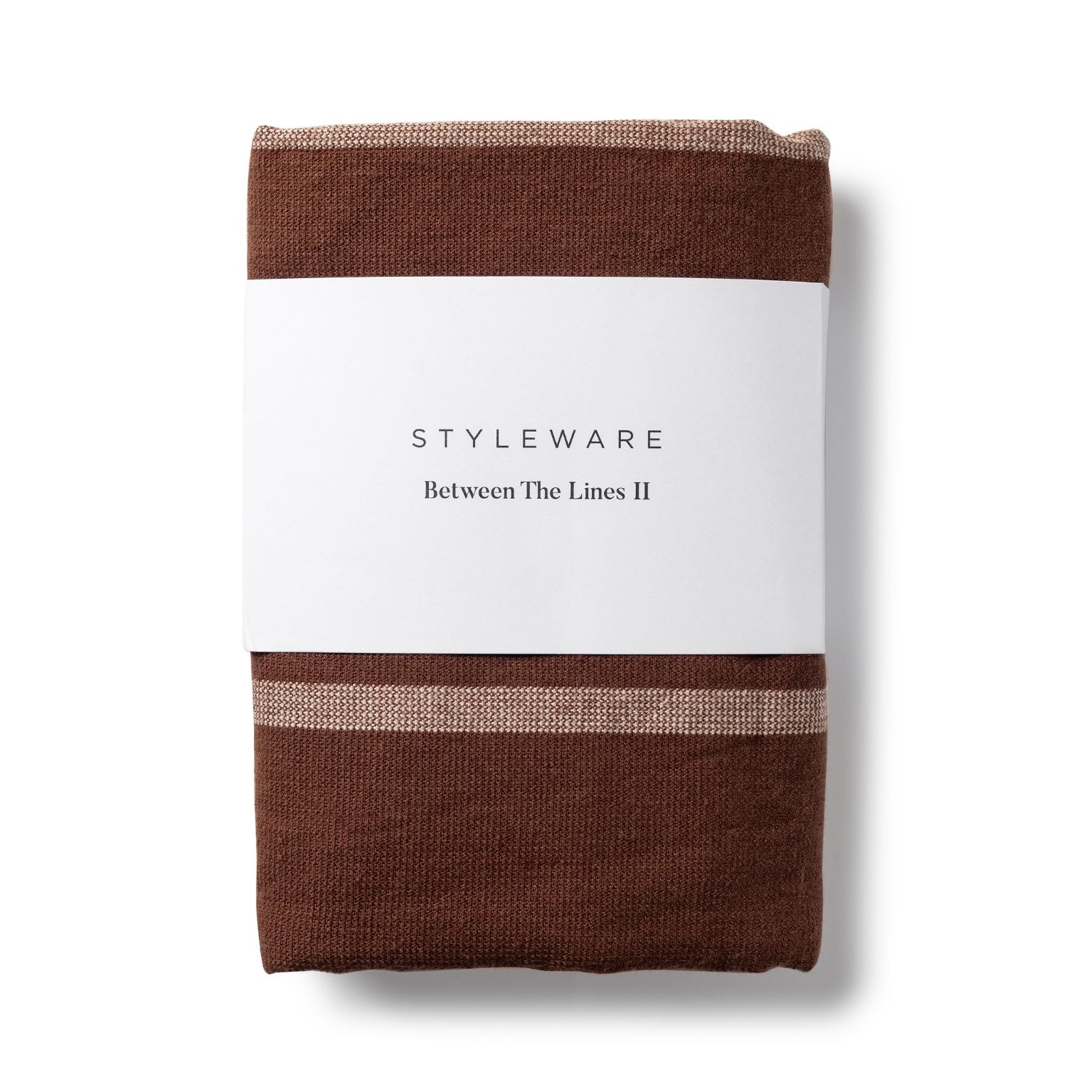 Styleware Between The Lines Tea Towels - Mocha