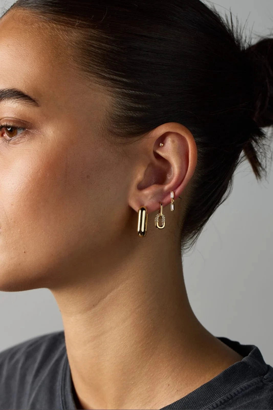 Zafino Earrings Zafino Eden Hoop - Gold
