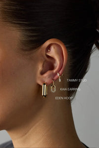 Zafino Earrings Zafino Eden Hoop - Gold