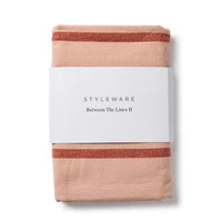 Styleware Between The Lines Tea Towels - Berry