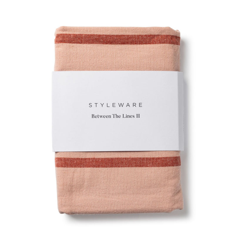 Styleware Between The Lines Tea Towels - Berry
