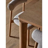 Globe West Dining Chairs Olsen Dining Chair - Sandcastle Tweed - Light Oak