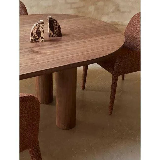 Globe West Dining Tables Globe West Seb Oval Dining Table, Walnut (Various Sizes)