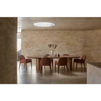 Globe West Dining Tables Globe West Seb Oval Dining Table, Walnut (Various Sizes)