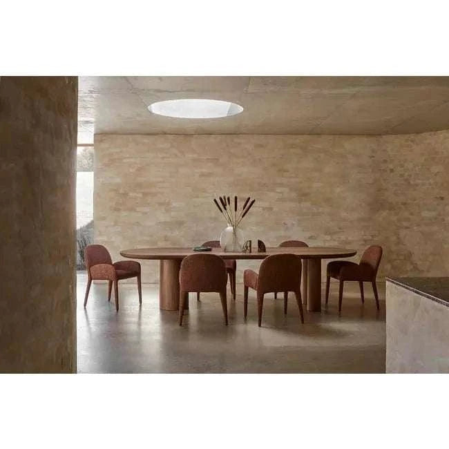 Globe West Dining Chairs GlobeWest Jules Dining Armchair - Brick