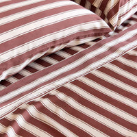Mulberry Threads Bed Linen Mulberry Threads Cinnamon Stripe Bamboo Sheet Set