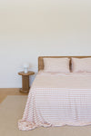 Mulberry Threads Maple Check Bamboo Sheet Set