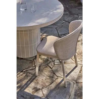 Globe West Coffee Tables Globe West Seville Tile Round Dining Table, Pearl White