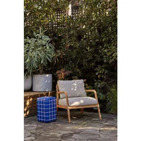 Globe West Side Tables GlobeWest Seville Tile Side Table, Indigo