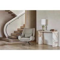 Globe West Occasional Chairs Rowan Occasional Chair - Copeland Hazel - Black Metal
